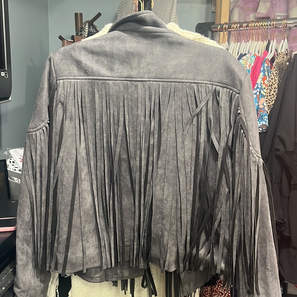 Tazzled Dark Grey Jacket - Picture 3 of 5